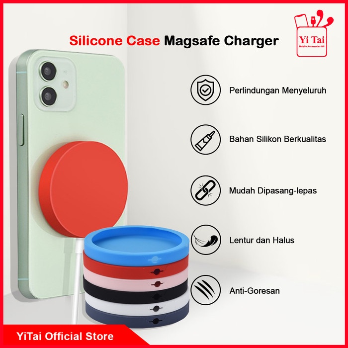 SILICON CASE FOR MAGSAFE MAGNETIC WIRELESS CHARGER