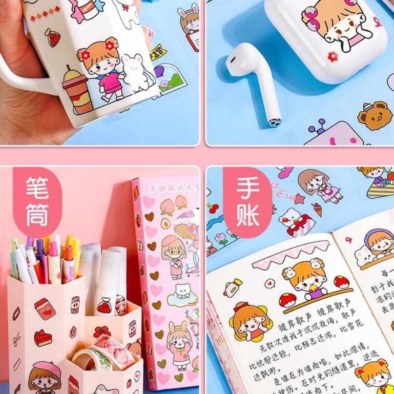 

10 Stiker Tempelan LUCU IMUT imoet MOMO HUNAM Stiker Deco Cute Gift Tema Korea Momo Sticker Tumbler Anti Air Scrapbook DIY Aesthetic SKIN Buku Diary Tumbr Botol Lucu Lembar Transparant Motif Lucu GELAS Cangkit Casing Handphone POD HP Tempel an PER BOX 100