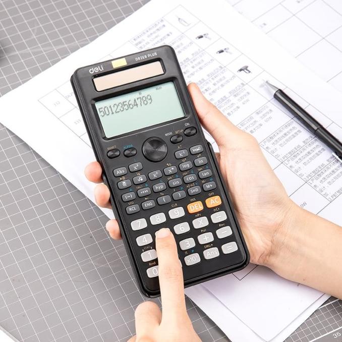 

Deli ED82ES Calculator/Kalkulator-252F Scientific Calculator