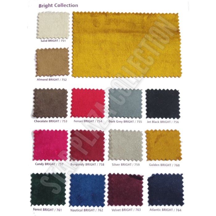 Kain Beludru Bludru / Velvet Hikaron - Legacy (Furniture, Sofa, Kursi)