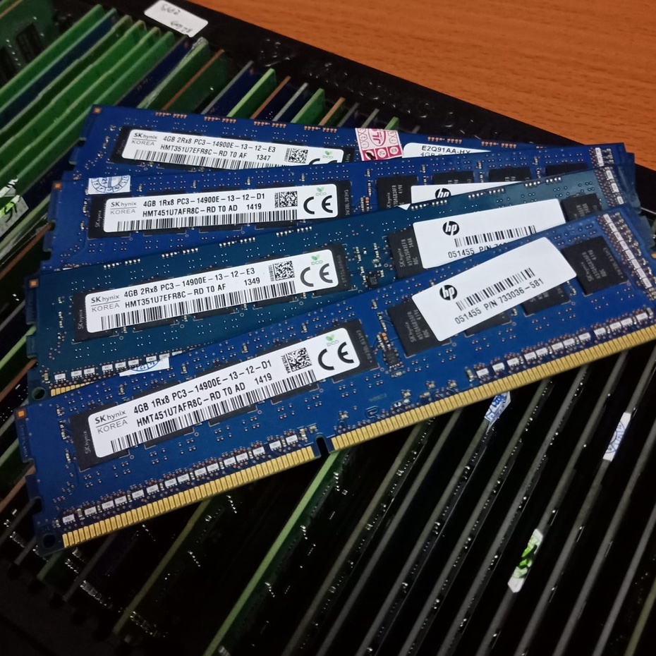 memory ram server 4gb ecc udimm ddr3 pc3-14900E for xeon skynyix Khusus pc server gak bisa untuk pc biasa