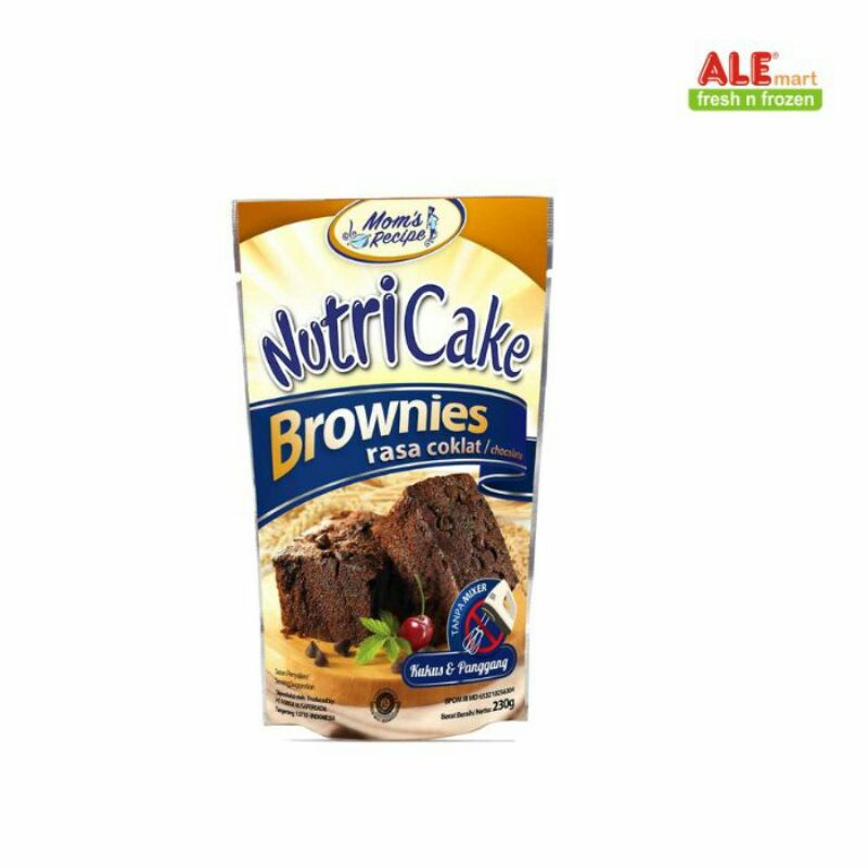 

Nutricake brownies rasa coklat 230gr, nutricake brownies coklat