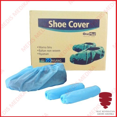 Shoe Cover isi 100 Onemed Alas Sepatu Alas Sandal Kaki Non Woven 50 Pasang