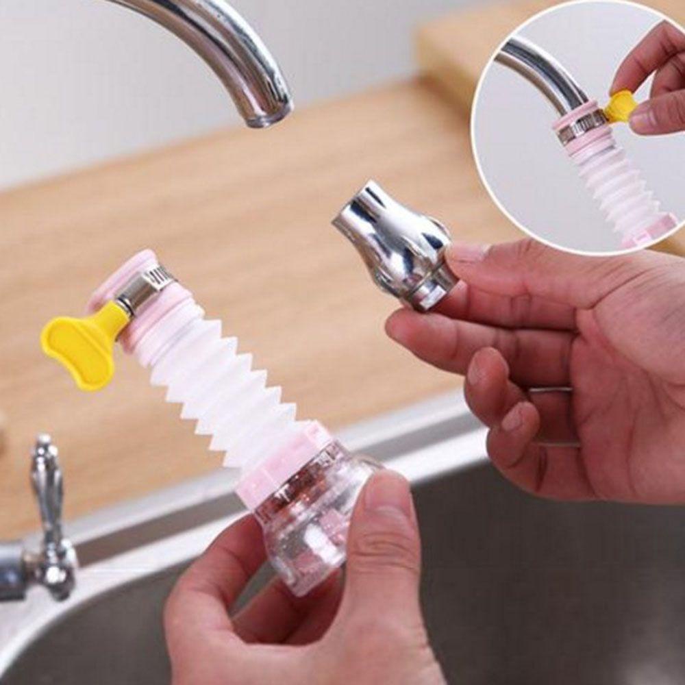 【 ELEGANT 】 Faucet Extenders Booster Adjustable Filter Gadget Splash Head Extension Dapur