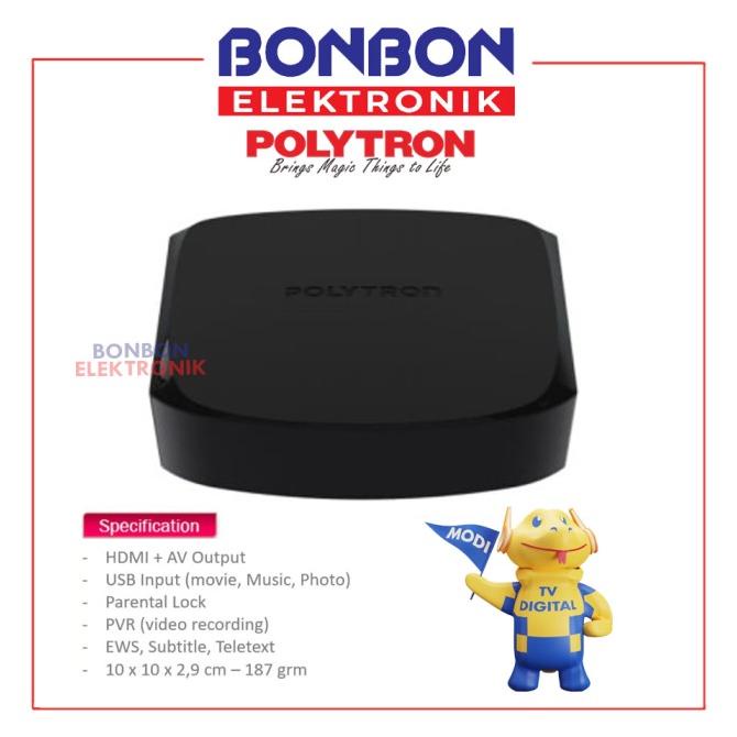 Polytron Set Top Box PDV-700T2 DVB T2 TV Digital / PDV 700T2