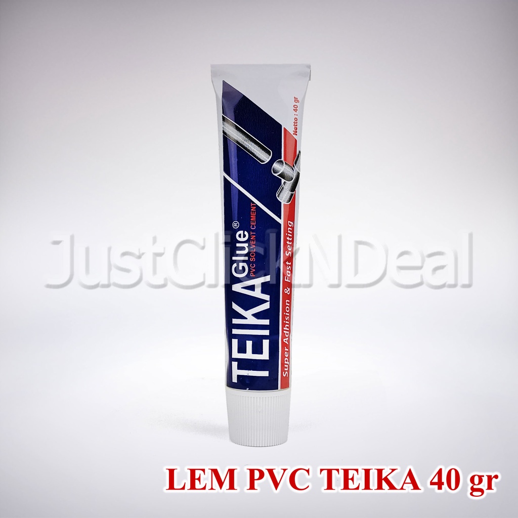 

TEIKA Lem Pipa Pralon Paralon PVC 40 gram
