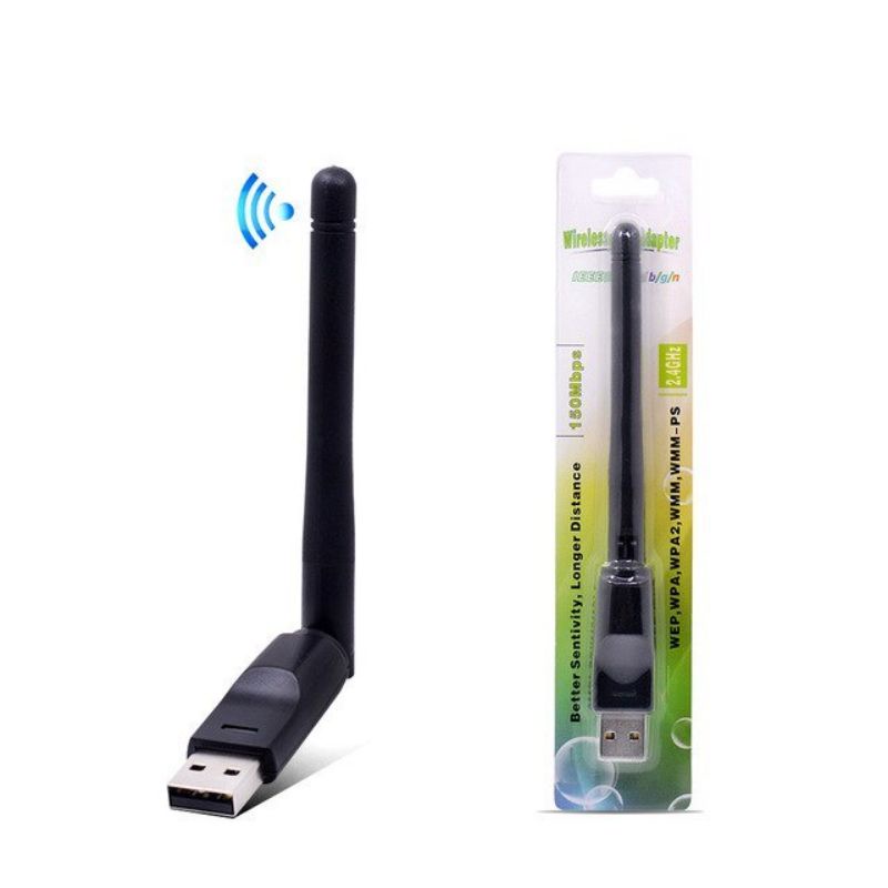 USB Wifi Dongle MT 7601 for STB DVB T2 / PC / LAPTOP30 150mbps HighSpeed antena wifi set box