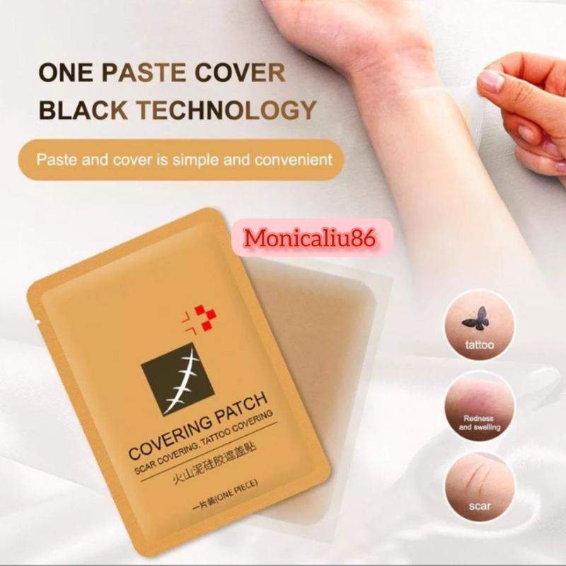 BISA COD PATCH CONCEALER / COVERING PATCH / KOYO KULIT PALSU PENUTUP BEKAS LUKA TATO KELOID