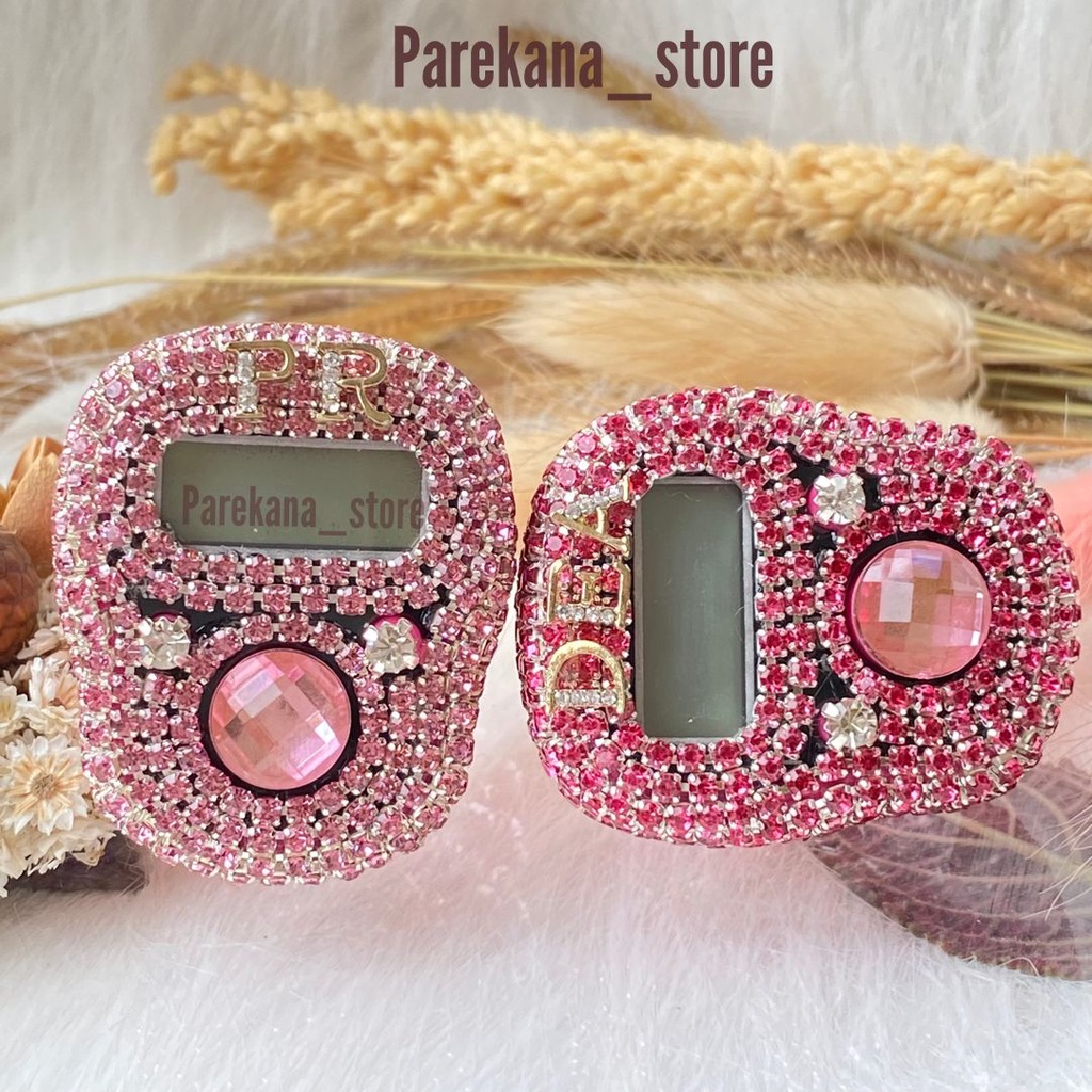 Custom Nama Tasbih Digital LED Premium Cantik