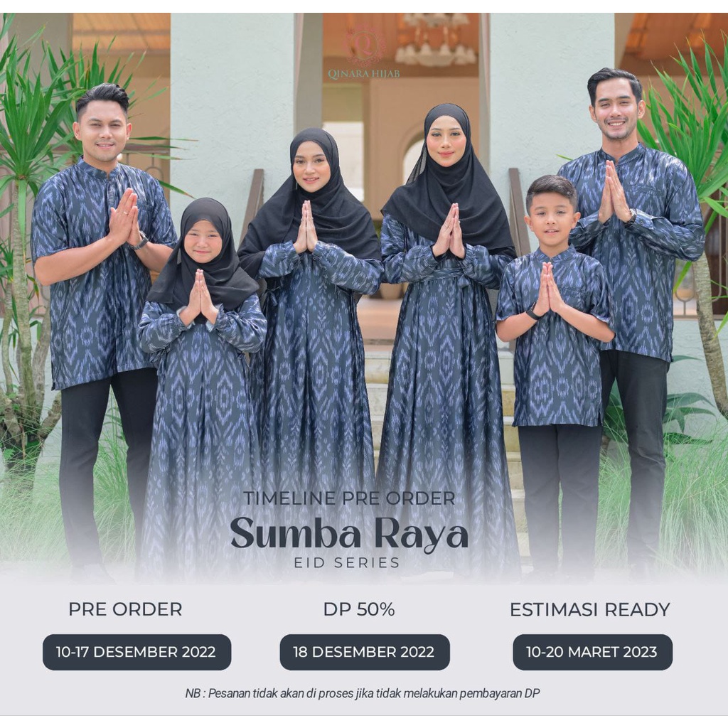 Open PO Sarimbit Sumba Raya Eid Series by Qinara Hijab