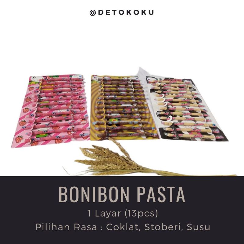 

Bonibon Pasta [1 Layar]/Coklat/Susu/Stoberi