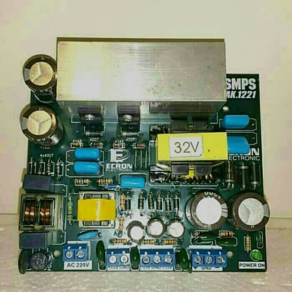 Promo TRAFO SMPS SWITCHING 6A CT 32V EXTRA 1.5A CT15V 0-12V Promo