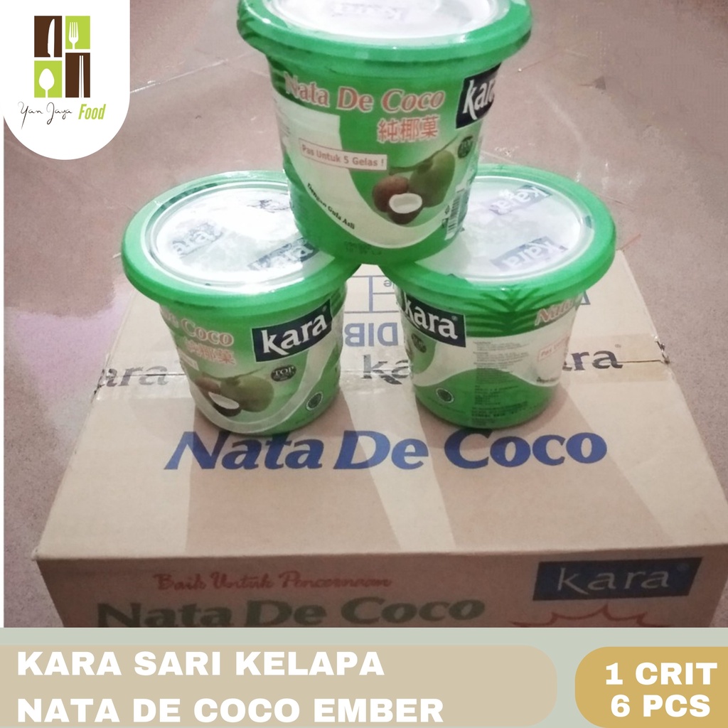 

Nata De Coco Kara Sari Kelapa 1000G 1 CARTON Grosir [Ember/Plain/Slice]