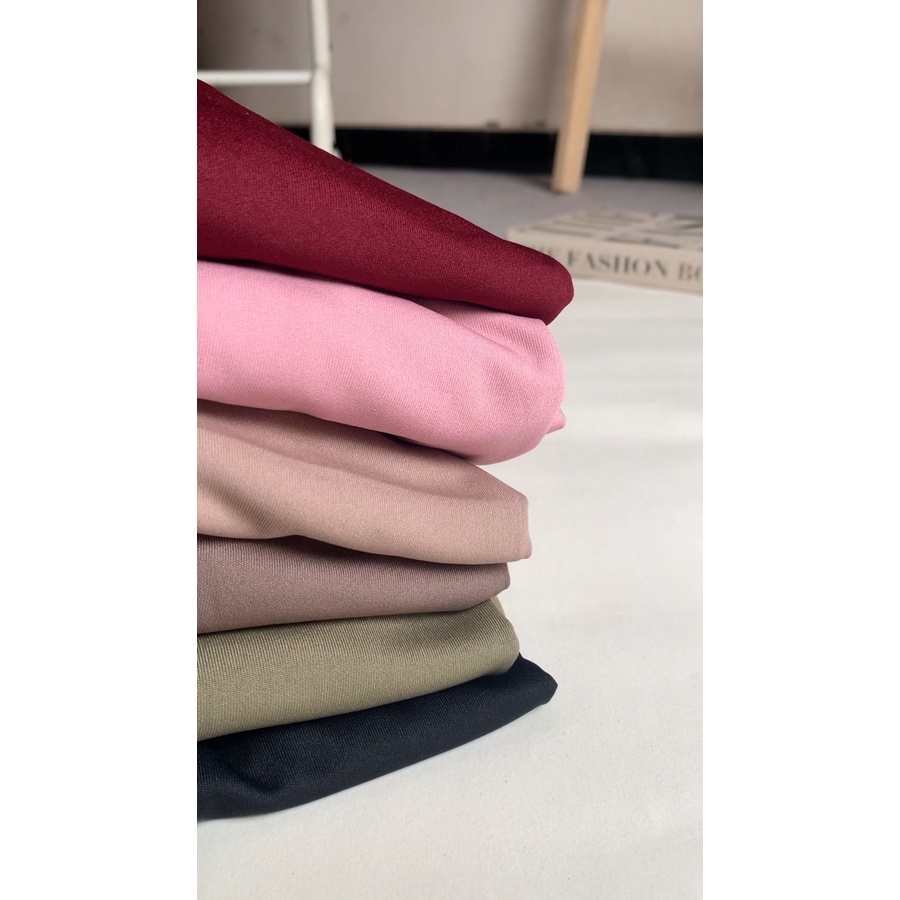 [𝐄𝐥𝐡𝐮𝐬𝐧𝐚] Safa Overall Wanita Dress Panjang Polos Kekinian Fashion Muslim