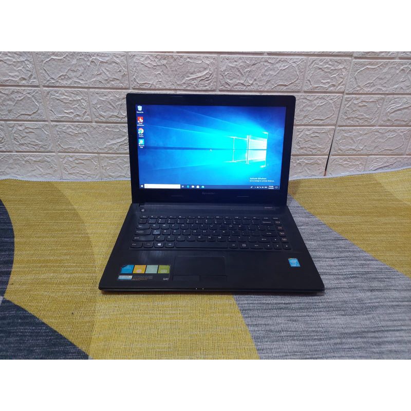 Laptop Gaming Lenovo G40 core i3 Ram 8gb dobel vga Radeon normal siap pakai