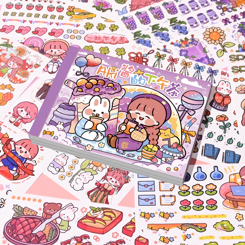 20 /50PCS /Set Stiker Lucu Kawai Bahan PET DIY Tangan Akun Stiker Dekorasi Hadiah Gadis Dalam Stok New Arrival LY