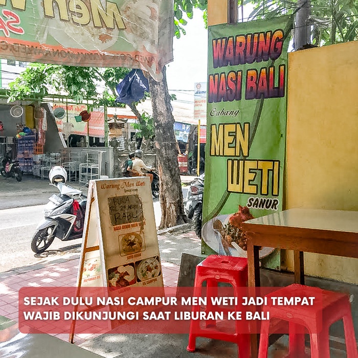 

Nasi Campur Ayam Men Weti Makanan Khas Bali Asli 180Gr Tx0581
