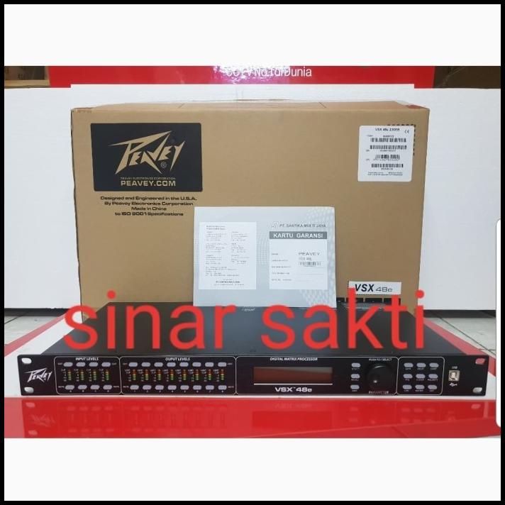 Promo Speaker Management Peavey Dlms Vsx48E/Vsx 48E 4In 8Out Original Resmi