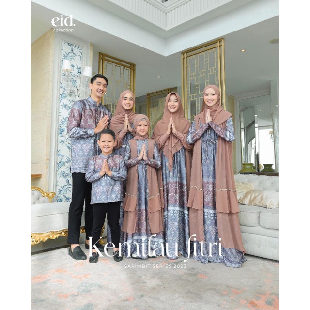 READY - FREE GIFT ❗ ORI KAZAMI ❗ SARIMBIT KEMILAU FITRI KAZAMI STORE - SARIMBIT DRESS & GAMIS MURAH 