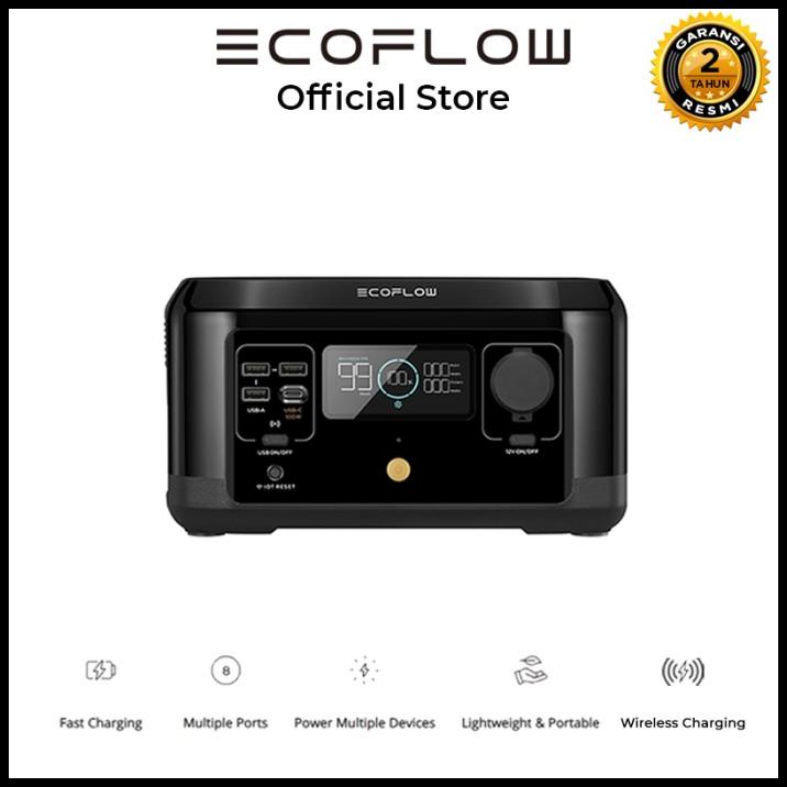 Promo Ecoflow River Mini 210Wh 300W Wireless Charging Portable Power Station