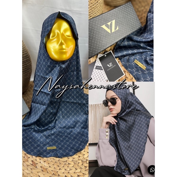 Vivi Zubedi Monogram Hijab Veil (NEW)