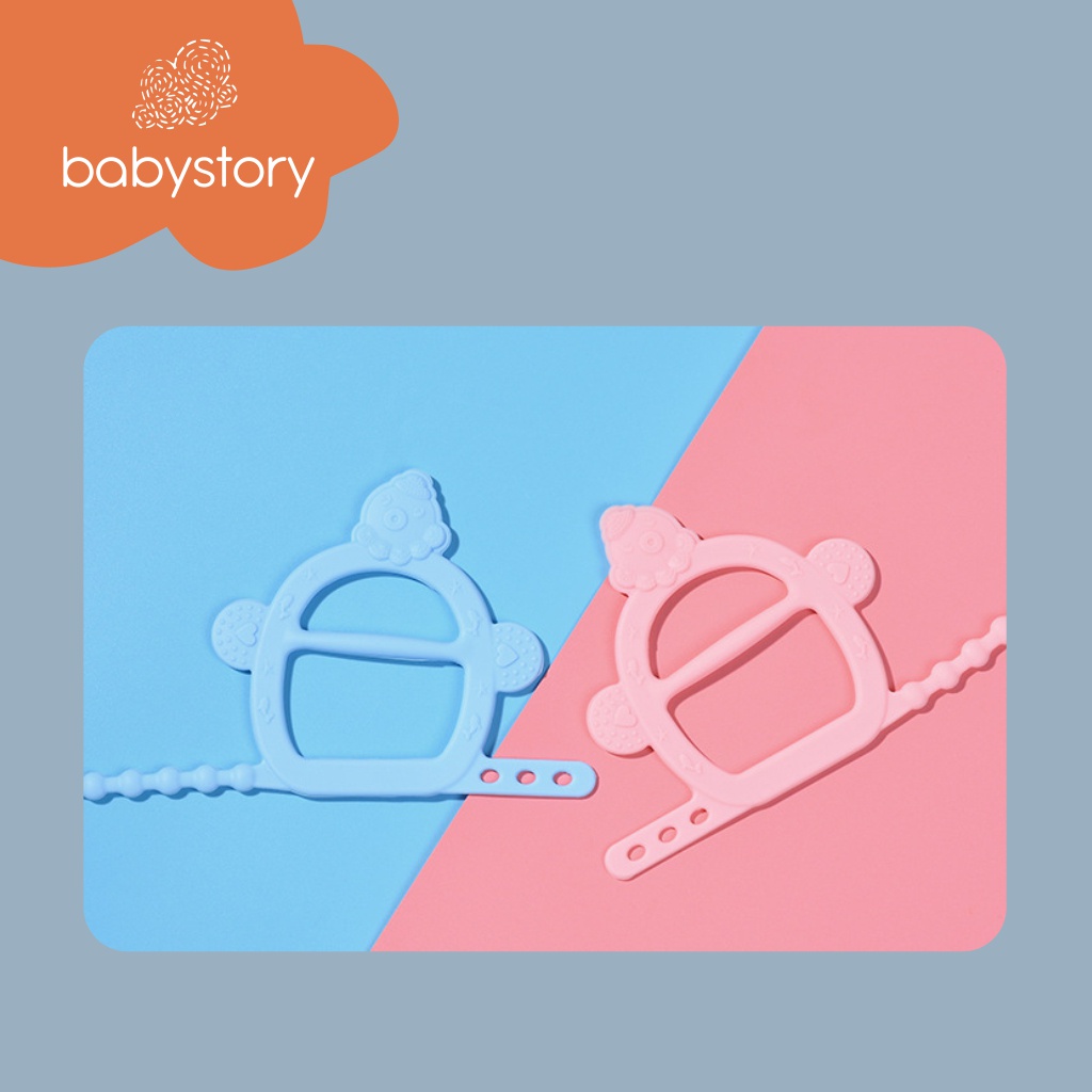 Teether gelang bpa free gigitan bayi gelang baby teether