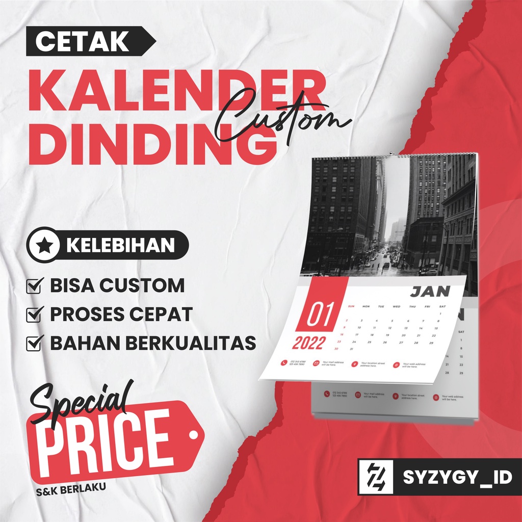 

Jasa Cetak Kalender Bisa Satuan | Desain Custom