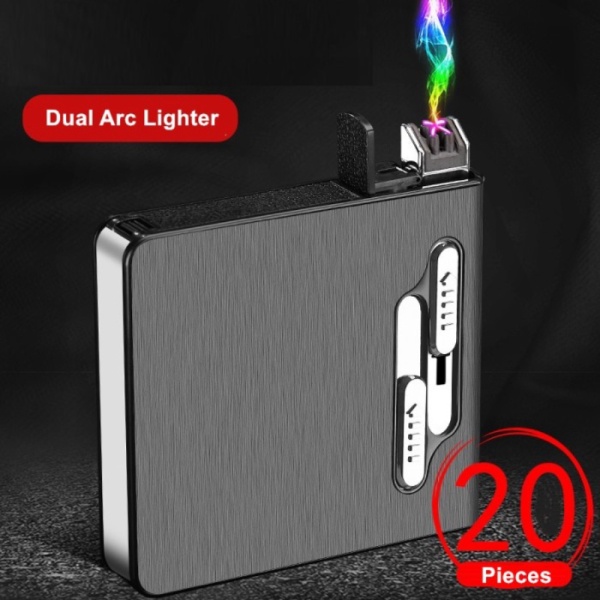 

Dijual LAFAGIET Kotak Rokok 20 Slot dengan Korek Elektrik USB Rechargeable Berkualitas