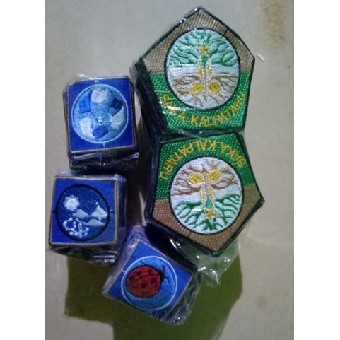Badge Saka Kalpataru &amp; Krida (bordir)
