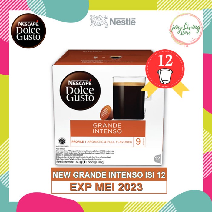 

Capsule NDG Nescafe Dolce Gusto Grande Intenso 1 Box Original Nestle - BOX 12 EX MEI23