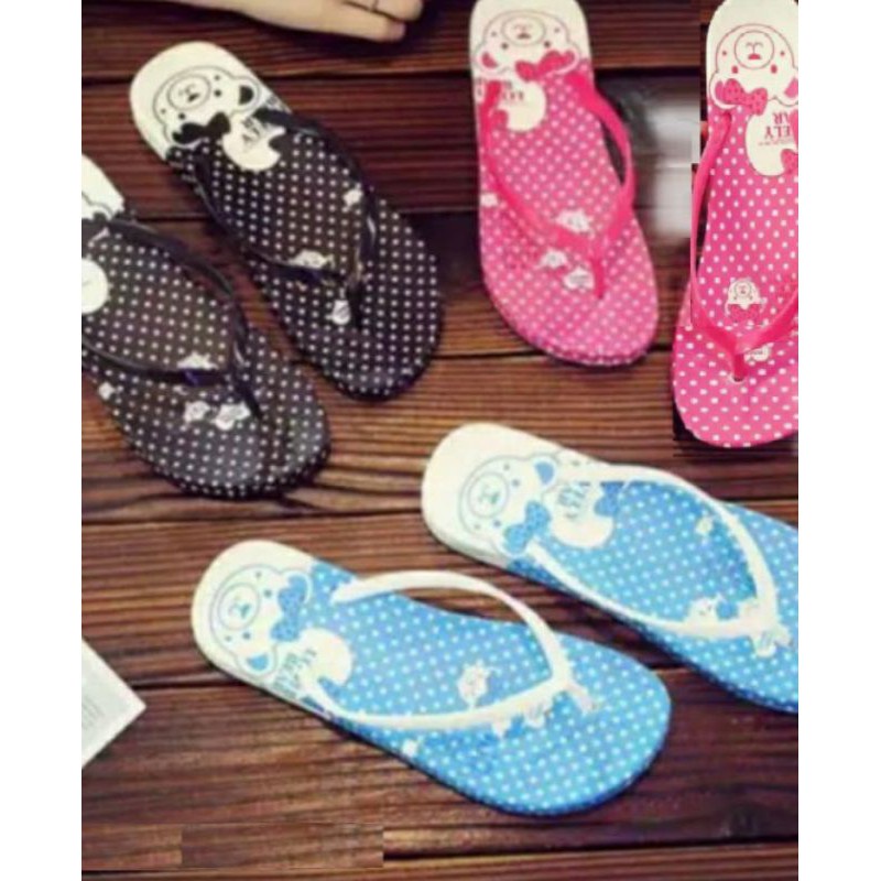 [LOKAL] POKY - Sandal Jepit Panda dan Cat