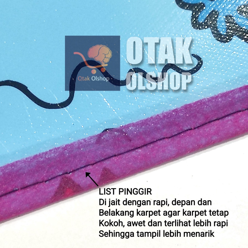 Karpet spon motif karakter 120x150 Tikar lantai spon karakter / tikar piknik / Matras / Alas Kasur