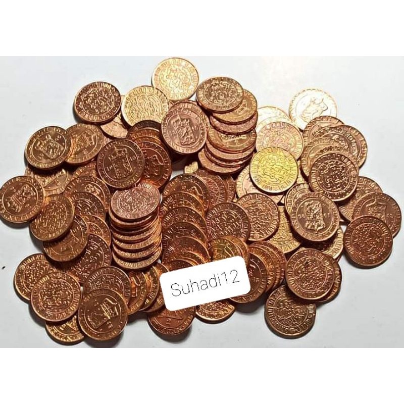 uang kuno indonesia 0,5 cent/benggol
