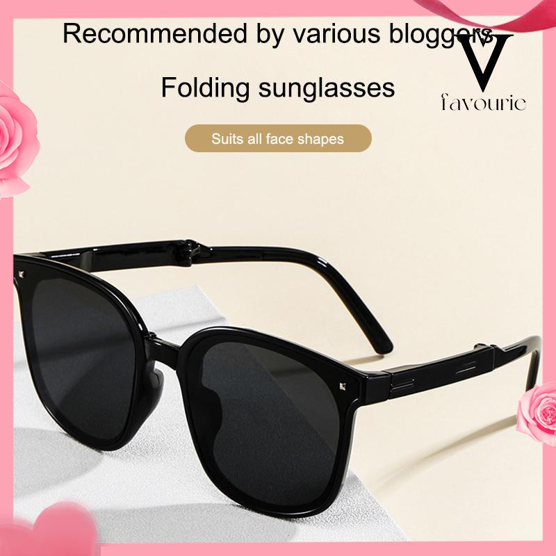 CODKacamata Hitam Tabir Surya 2022 Anti Ultraviolet Model Lipat Untuk Pria Dan Wanita Mengemudi-FA