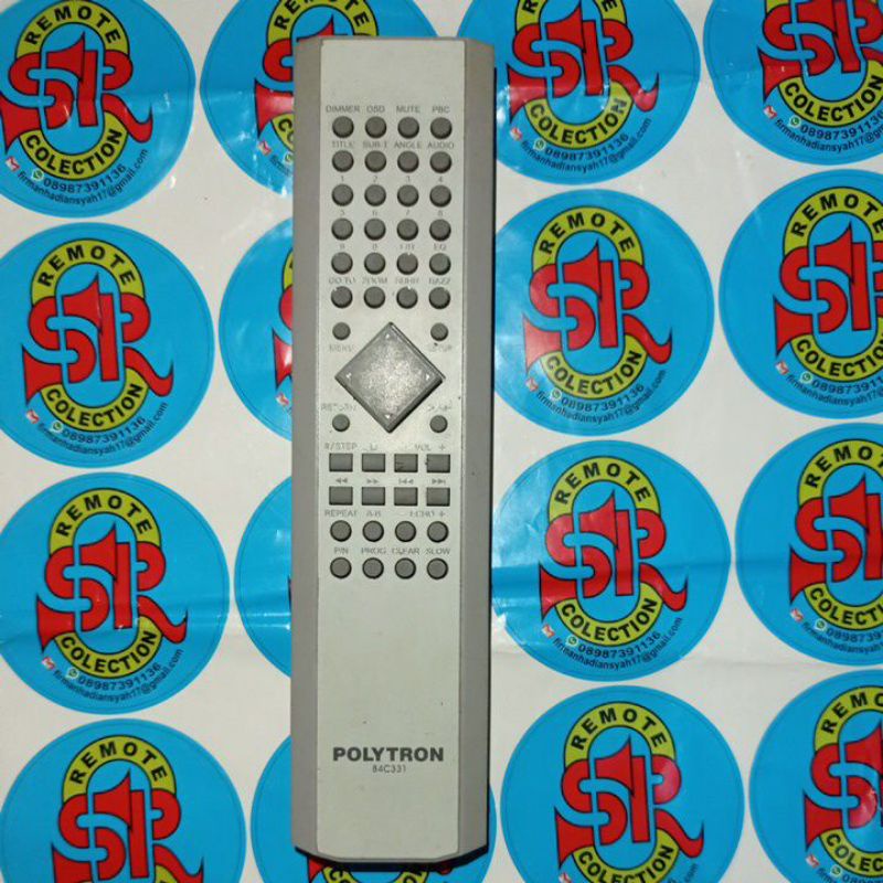 Remote dvd audio compo polytron 84C331 GD 712M