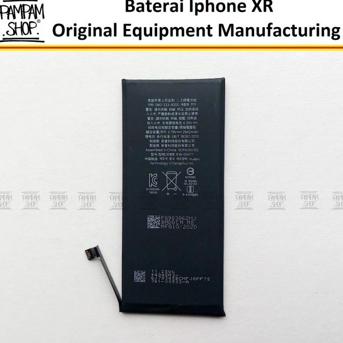 Baterai Apple Iphone XR Original 100% OEM | Battery, Batrai, Batre