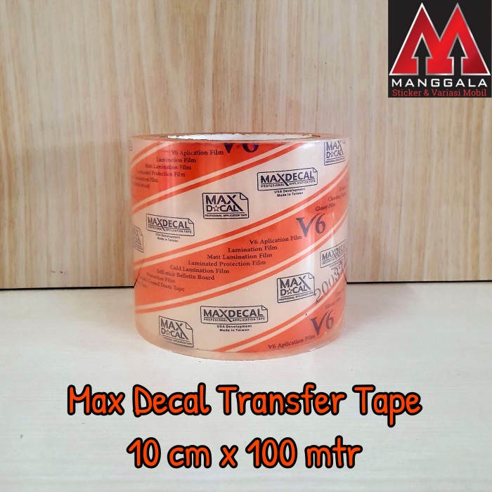 

Max Decal Masking Transfer Tape Laminasi Cutting Sticker Stiker 10 Cm