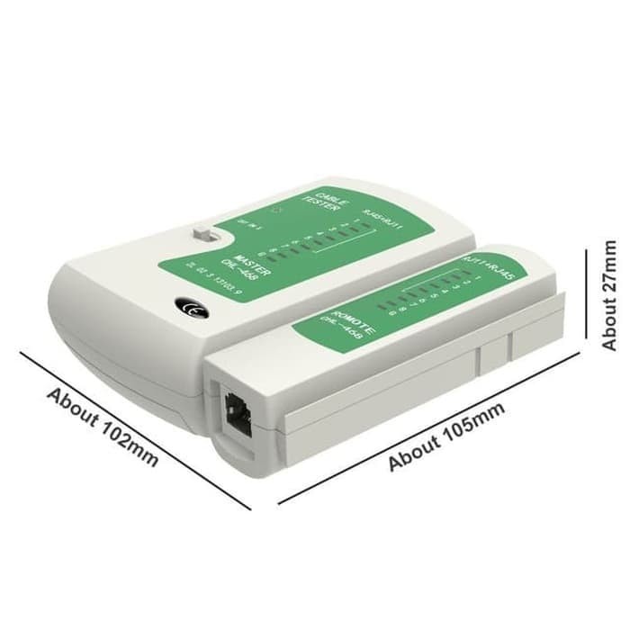 LAN Tester Alat Penguji Kabel Lan RJ45 Rj11 Alat Tes Kabel Network