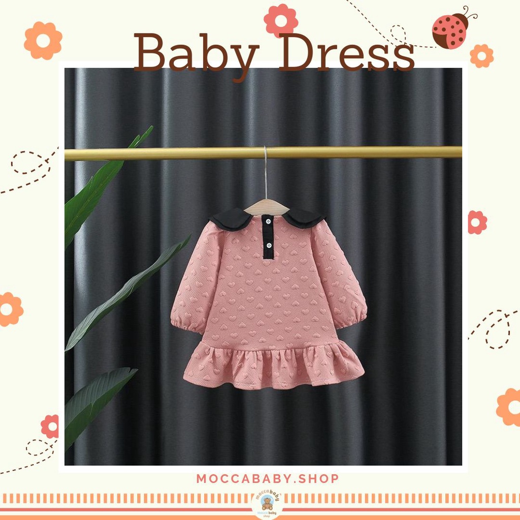 MBSS - DRESS HAJIME RIBBON EBV Baju Dress Anak Perempuan Import Dress anak/Bayi Perempuan Gaun bayi Rok Anak Pakaian anak