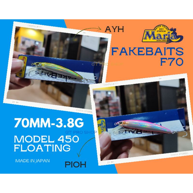 MARIA FAKE BAITS FLOATING 450 - F70 3.8G