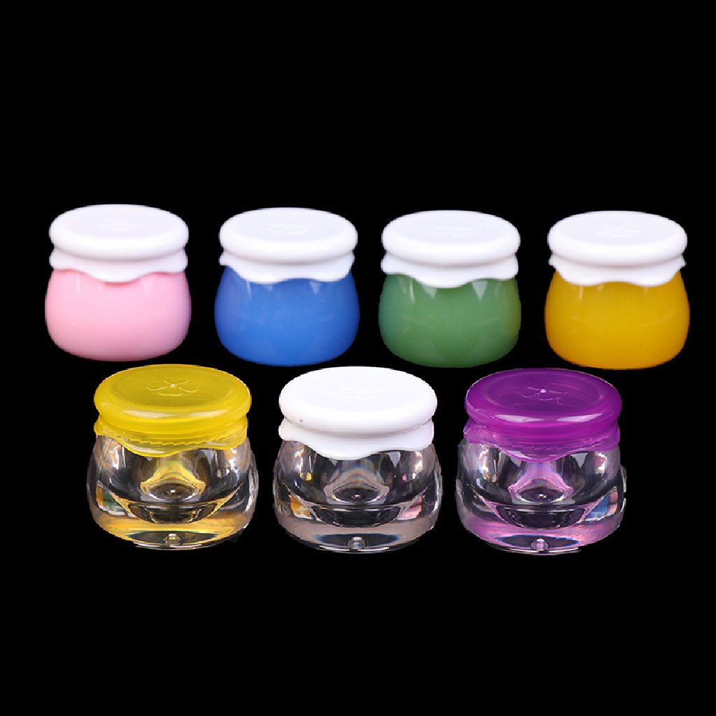 Ggg 1Pc Toples Selai Akrilik Transparan Botol Krim Wajah Wadah Bumbu Portable ID