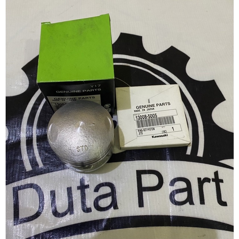 PISTON DAN RING SEHER STANDAR KAWASAKI BINTER MERZY KZ200 ORIGINAL