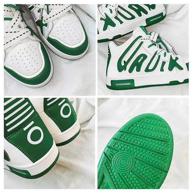 TBIG [COD] Sepatu Sneakers Pria HTQRU Sepatu Import Pria Sekolah Kuliah Kerja
