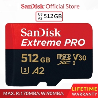 Sandisk Extreme Pro Memory card Micro SD U3 128GB 32GB 64GB 256GB 512GB C10 A2 90MB / s SD90X