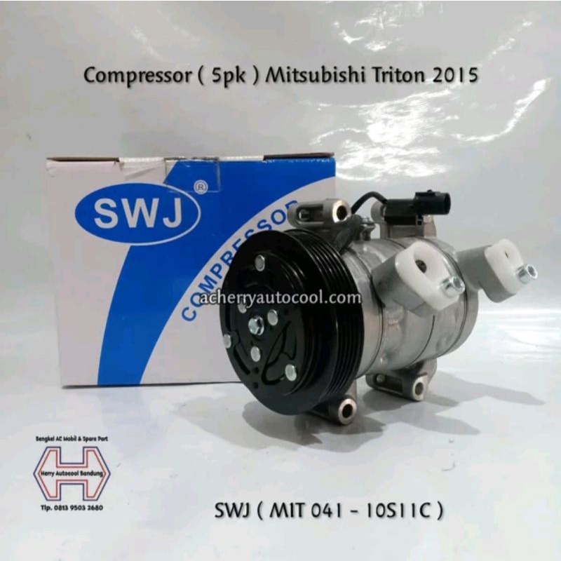 Compressor / Kompressor Ac Mobil Mitsubishi Triton New 2015 - 5pk