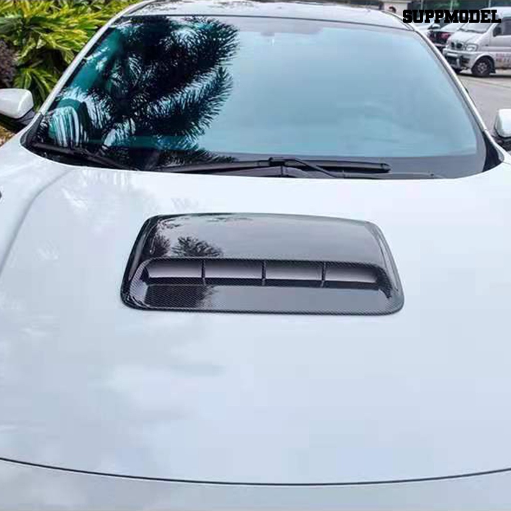[Dekorasi] Penutup Mesin Palsu Praktis Anti Gores ABS Mobil Styling Ventilasi Udara Outlet Stiker Untuk Mobil
