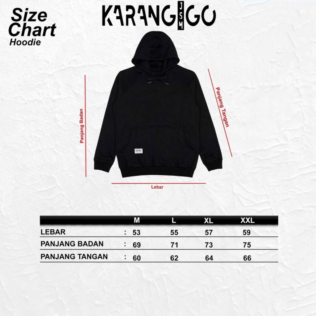 Hoodie Pria Distro Sweater Hoodie Premium Fleece Tebal Warna Abu Muda Original Karanggo