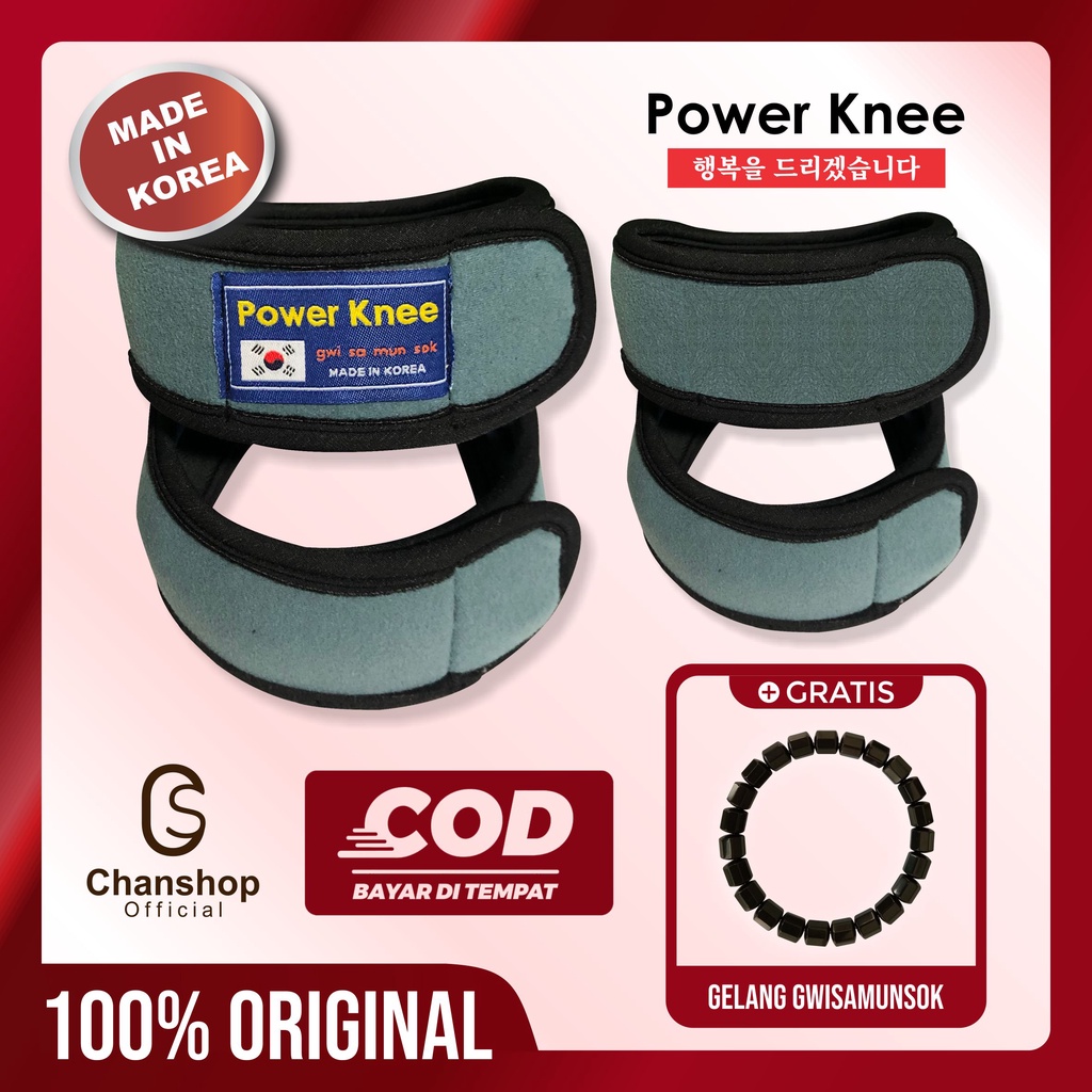 PROMO!! NEW X Power Knee Dekker No.1 di Korea/ Deker Lutut Jeido/Terapi Kesehatan Lutut/Knee support