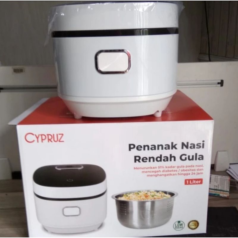 CYPRUS RICE COOKER DIGITAL 1 LITER RC 0505 RENDAH GULA PANCI STAINLESS