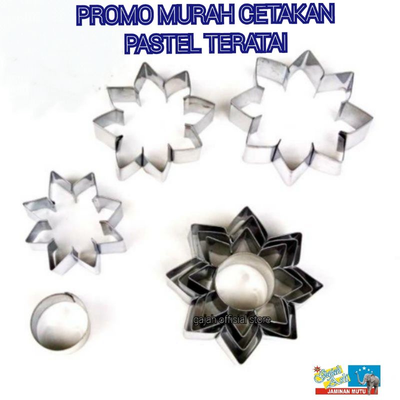 PROMO CETAKAN PASTEL TERATAI